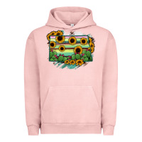Pigment Salmon North Dakota State Map Urban Hoodie - RanaPortraitStore