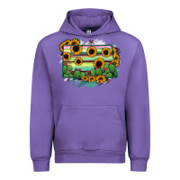 Tulip North Dakota State Map Urban Hoodie - RanaPortraitStore