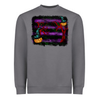 Storm halloween witch hat backround Heavyweight Sweatshirt - RanaPortraitStore