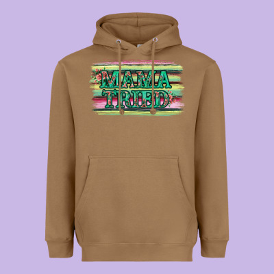 Floral Mama Tried Heavyweight Hoodie Designed By Jasminsmagicworld