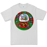 Dove Grey snow globe christmas ornament Premium Tee - BundleAndBundleShop