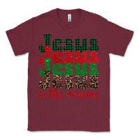 Burgundy jesus is the reason Classic Tee - BarkalooDesign