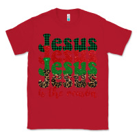 Red jesus is the reason Classic Tee - BarkalooDesign
