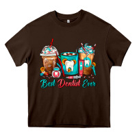 Chocolate Brown Best Dentist Ever Dentist Coffee Cups Heavy Core Tee - FaDigitalArtStudio