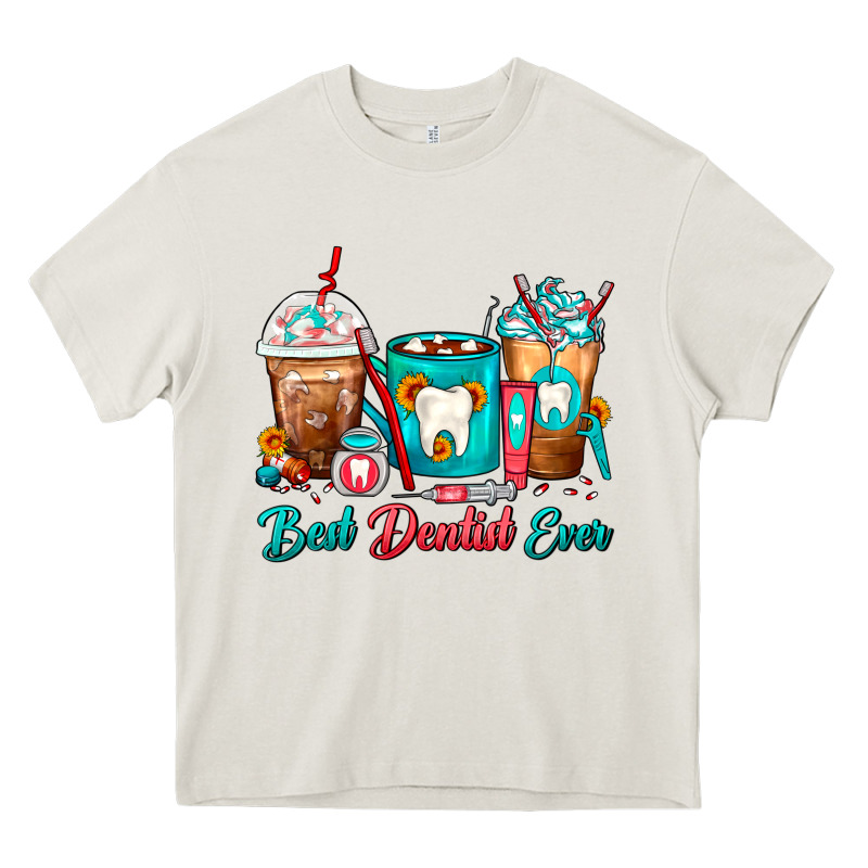 Best Dentist Ever Dentist Coffee Cups Heavy Core Tee by FaDigitalArtStudio | Teevron