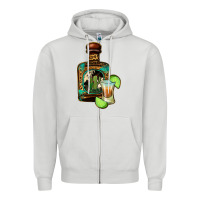 Tequila Bottle Zipper Hoodie | Teevron