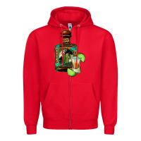 Red tequila bottle Zipper Hoodie - Jasminsmagicworld