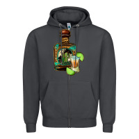 Smoke tequila bottle Zipper Hoodie - Jasminsmagicworld