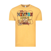 Vintage Mustard My Western Watching Blanket Vintage Tee - CowhideDigitalArt