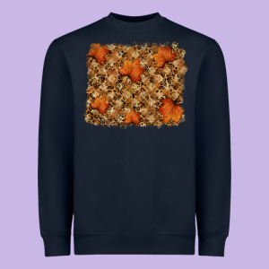 Autumn Leafe Backround Heavyweight Sweatshirt Designed By Ranaportraitstore