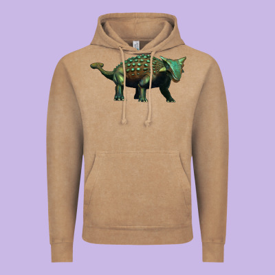 Ankylosaurus Vintage Hoodie Designed By Artiststas