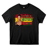 Black black history month black girl Heavy Core Tee - FaDigitalArtStudio