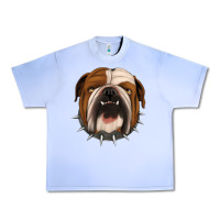 Grape Ice Bulldog Urban Heavy Tee - Jasminsmagicworld