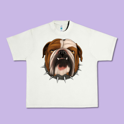 Bulldog Urban Heavy Tee Designed By Jasminsmagicworld
