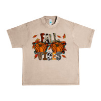 French Oak autumn style with pumpkins Urban Heavy Tee - CowhideDigitalArt
