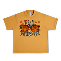 Peanut Butter autumn style with pumpkins Urban Heavy Tee - CowhideDigitalArt