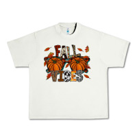 Pistachio autumn style with pumpkins Urban Heavy Tee - CowhideDigitalArt