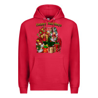 Cardinal happy holidays gnomes truck Premium Hoodie - BarkalooDesign