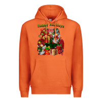 Carrot happy holidays gnomes truck Premium Hoodie - BarkalooDesign