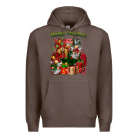 Coffee happy holidays gnomes truck Premium Hoodie - BarkalooDesign