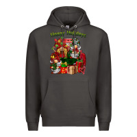 Smoke happy holidays gnomes truck Premium Hoodie - BarkalooDesign