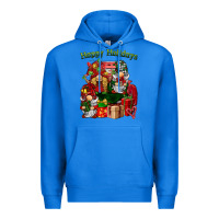 True Royal happy holidays gnomes truck Premium Hoodie - BarkalooDesign