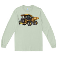 Matcha Mining Truck Long Sleeve Tee - LillyAllenDesigns