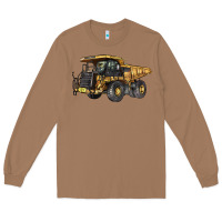 Toasted Coconut Mining Truck Long Sleeve Tee - LillyAllenDesigns