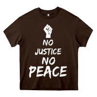 Chocolate Brown resist liberal Heavy Core Tee - DesigneFamous