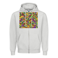 Dove Grey mardi gras king cake Zipper Hoodie - RanaPortraitStore