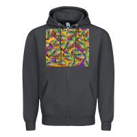 Smoke mardi gras king cake Zipper Hoodie - RanaPortraitStore
