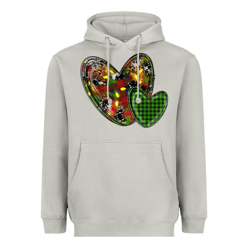 Christmas Heart Heavyweight Hoodie by RanaPortraitStore | Teevron