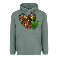 Sage christmas heart Heavyweight Hoodie - RanaPortraitStore
