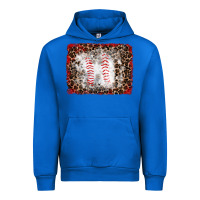 Cobalt baseball leopard background Urban Hoodie - RanaPortraitStore