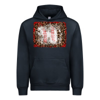Navy baseball leopard background Urban Hoodie - RanaPortraitStore