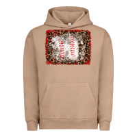 Pigment Burro baseball leopard background Urban Hoodie - RanaPortraitStore