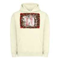 Pigment Pistachio baseball leopard background Urban Hoodie - RanaPortraitStore