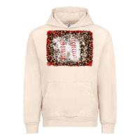 Sandshell baseball leopard background Urban Hoodie - RanaPortraitStore