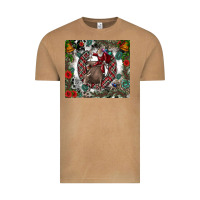 Vintage Camel Rodeo Santa Vintage Tee - CowhideDigitalArt