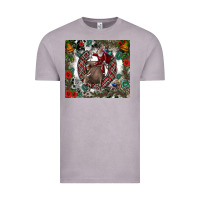 Vintage Zinc Rodeo Santa Vintage Tee - CowhideDigitalArt