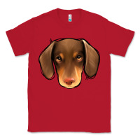 Red Dachshund Classic Tee - Jasminsmagicworld