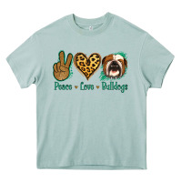 Arona Peace Love Bulldog Heavy Core Tee - Jasminsmagicworld