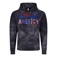 Cloud Black happy birthday america Vintage Hoodie - Artiststas