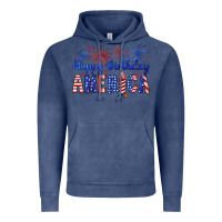 Vintage Denim happy birthday america Vintage Hoodie - Artiststas