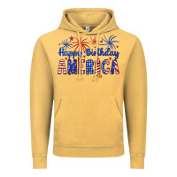 Vintage Mustard happy birthday america Vintage Hoodie - Artiststas