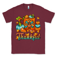 Burgundy Thankful Thanksgiving Coffee Mug Classic Tee - FaDigitalArtStudio