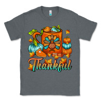 Charcoal Heather Thankful Thanksgiving Coffee Mug Classic Tee - FaDigitalArtStudio