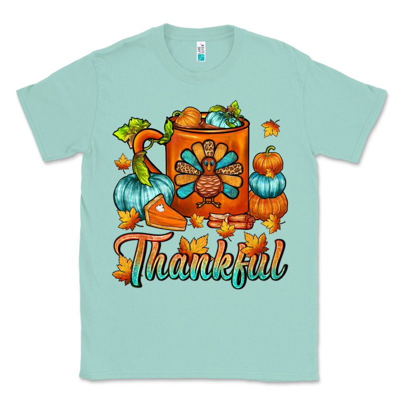 Thankful Thanksgiving Coffee Mug Classic Tee by FaDigitalArtStudio | Teevron