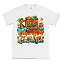 White Thankful Thanksgiving Coffee Mug Classic Tee - FaDigitalArtStudio
