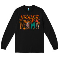 Black thankful mama cow Long Sleeve Tee - RacoonDesign